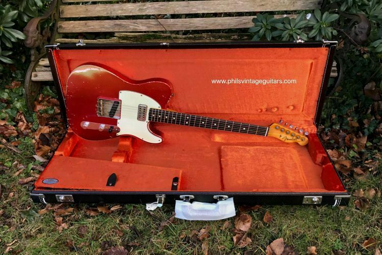 2016 Fender Master Built John Cruz 64 Telecaster Relic Candy Apple Red