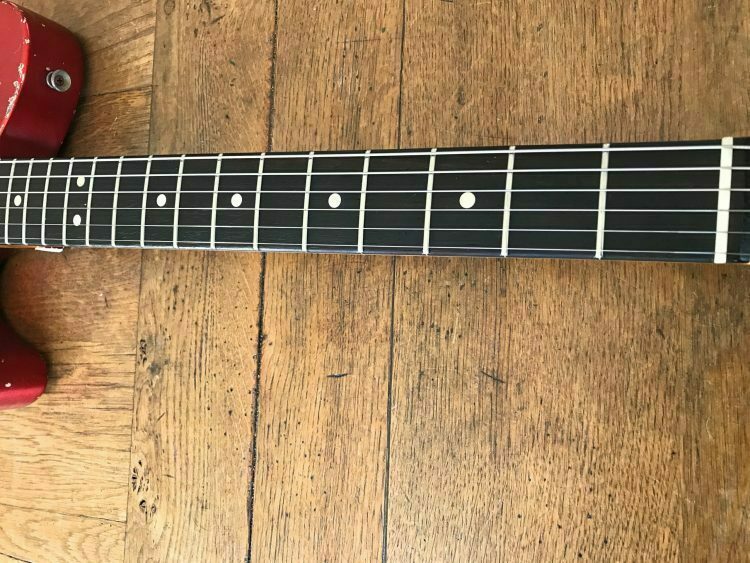 2016 Fender Master Built John Cruz 64 Telecaster Relic Candy Apple Red - Image 13