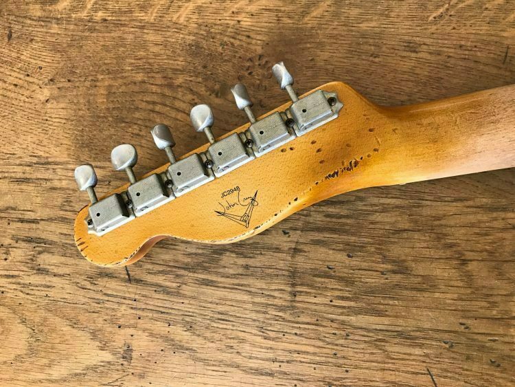 2016 Fender Master Built John Cruz 64 Telecaster Relic Candy Apple Red - Image 14