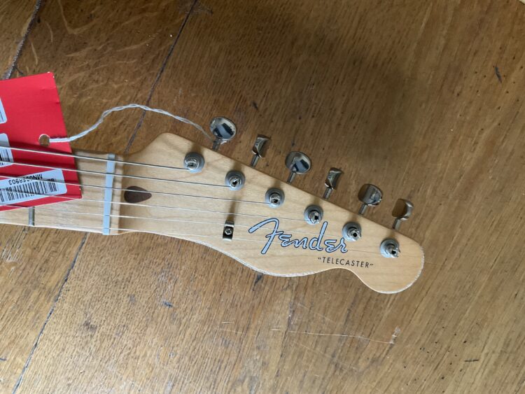 Fender® J Mascis Telecaster®, Maple Fingerboard, Bottle Rocket Blue Flake - Image 7