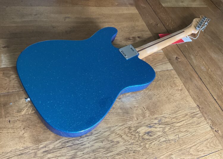 Fender® J Mascis Telecaster®, Maple Fingerboard, Bottle Rocket Blue Flake - Image 9
