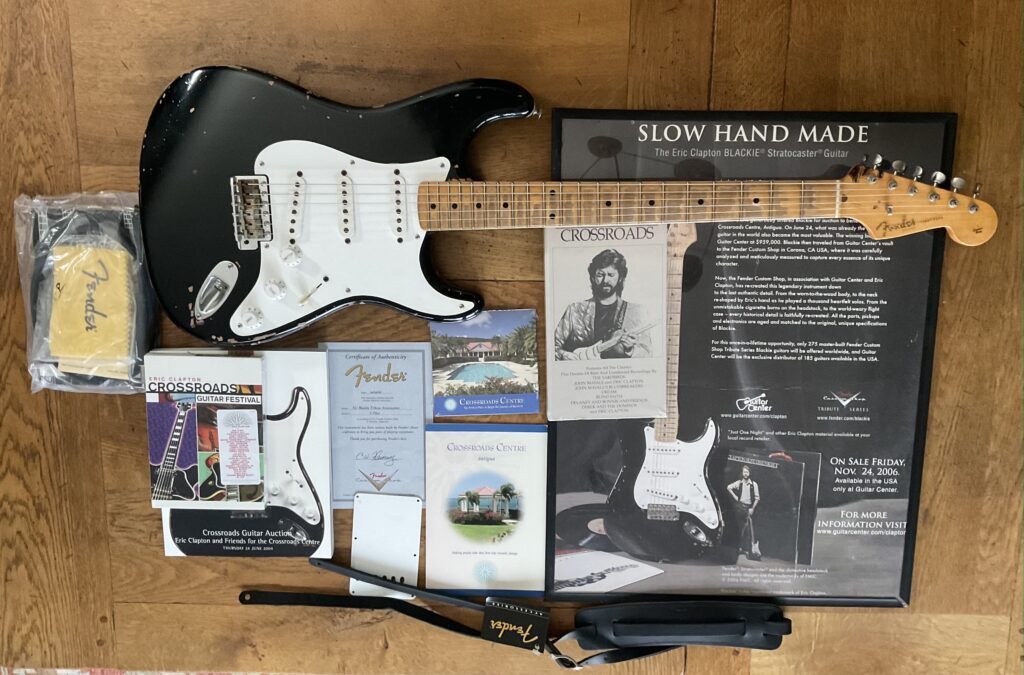2006 Fender Custom Shop Eric Clapton “Blackie” Tribute Stratocaster By