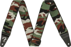 Fender® WeighLess™ Camo Strap, Woodland, 2"