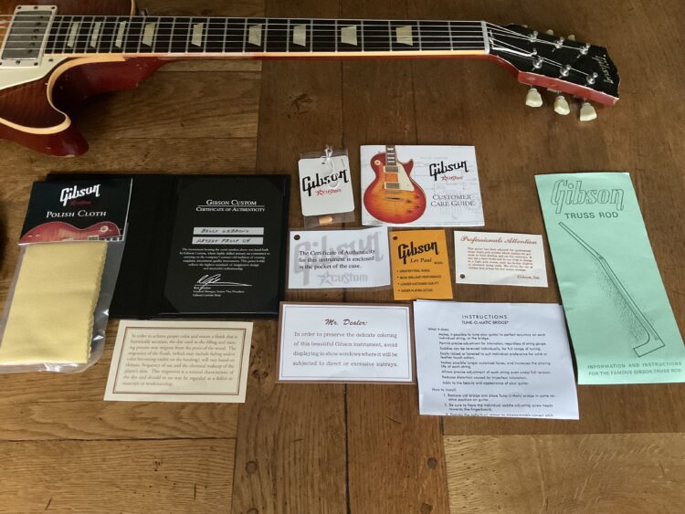 Gibson Artist Proof "Pearly Gates" Les Paul AgedAnd Signed By Billy Gibbons - Image 14