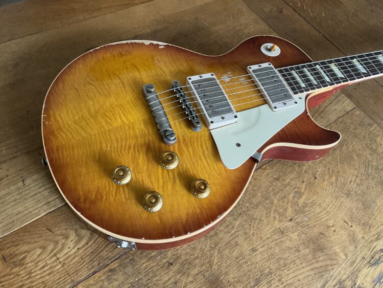 Gibson Artist Proof "Pearly Gates" Les Paul AgedAnd Signed By Billy Gibbons - Image 3