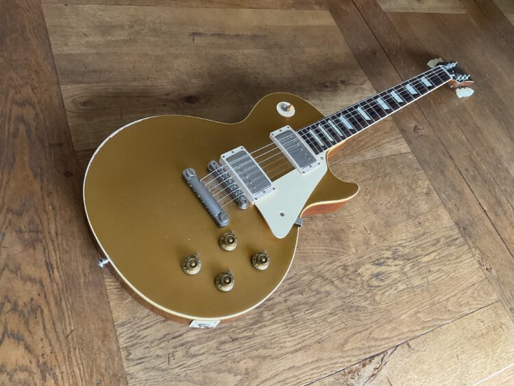 2016 Gibson True Historic Aged 1957 Les Paul Standard Gold Top - Image 11