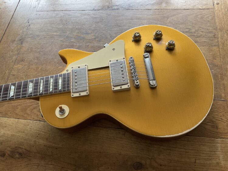 2016 Gibson True Historic Aged 1957 Les Paul Standard Gold Top - Image 4