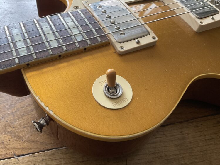 2016 Gibson True Historic Aged 1957 Les Paul Standard Gold Top - Image 6