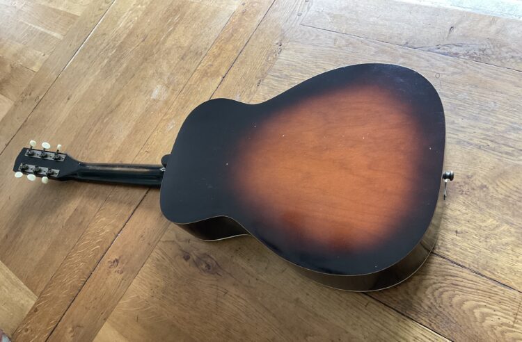 Harmony H1150 "Woodpanel Artdeco" Acoustic Guitar - Image 4