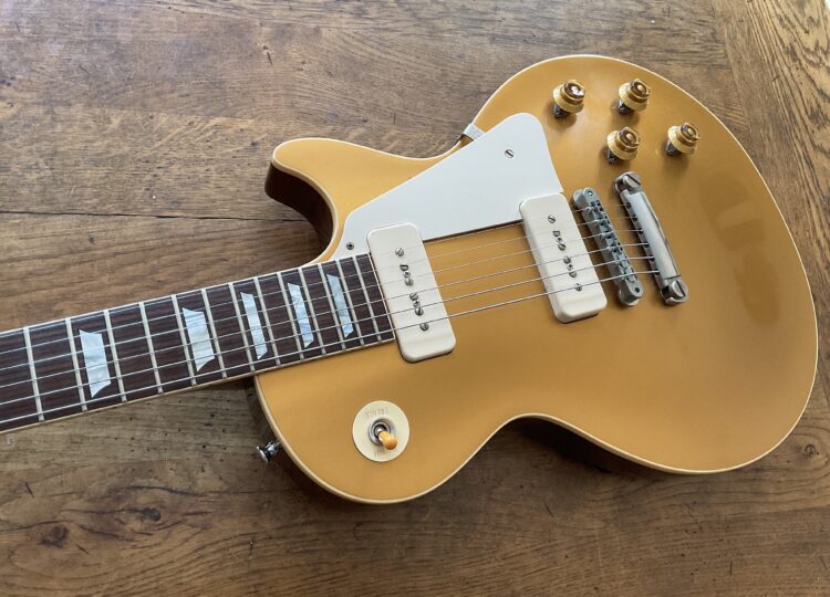 2017 Gibson R6 Les Paul Standard Custom Shop Historic  Gold Top - Image 5