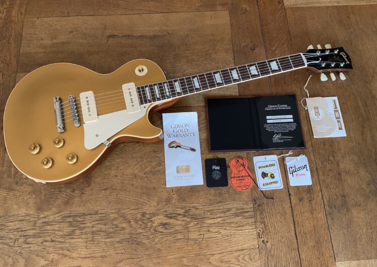2017 Gibson R6 Les Paul Standard Custom Shop Historic  Gold Top - Image 2