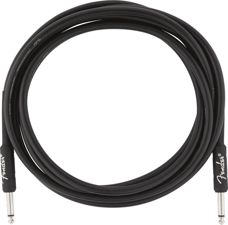 Fender®Professional Series Instrument Cable, Straight/Straight, 10', Black - Image 2