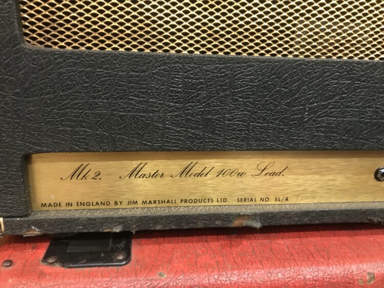 1976 Marshall 100w Lead Master Volume - Image 7