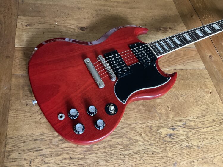 2022 Gibson SG Standard 61 Vintage Cherry Nickel Hardware - Image 2