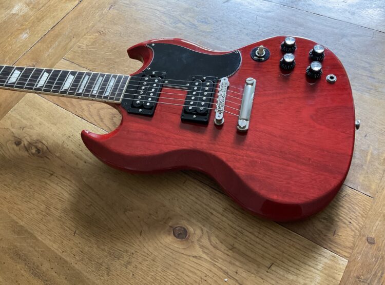 2022 Gibson SG Standard 61 Vintage Cherry Nickel Hardware - Image 4