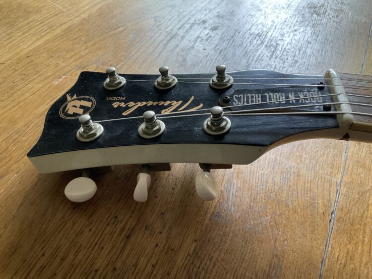 Rock n Roll Relics Thunder's Single Cut Polaris Aged White - Image 12