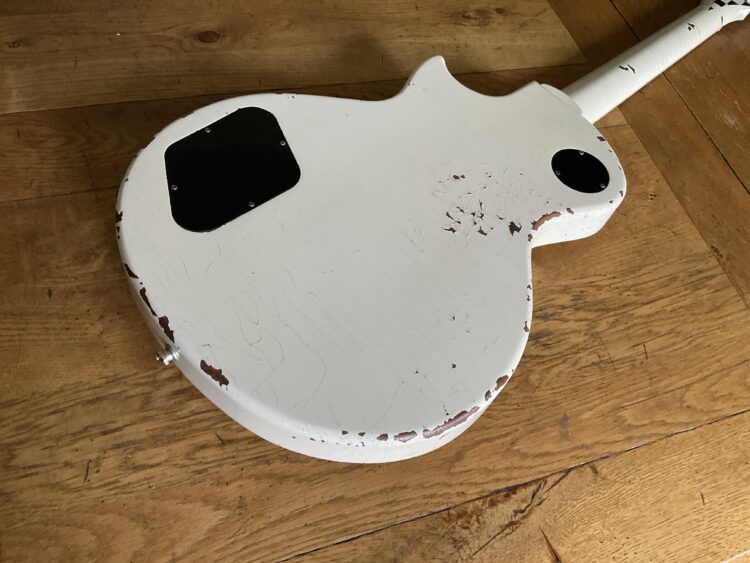 Rock n Roll Relics Thunder's Single Cut Polaris Aged White - Image 8