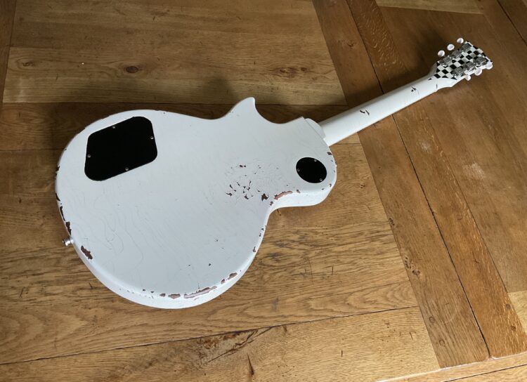 Rock n Roll Relics Thunder's Single Cut Polaris Aged White - Image 9