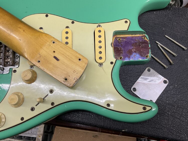 1964 Fender Stratocaster Foam Green - Image 25