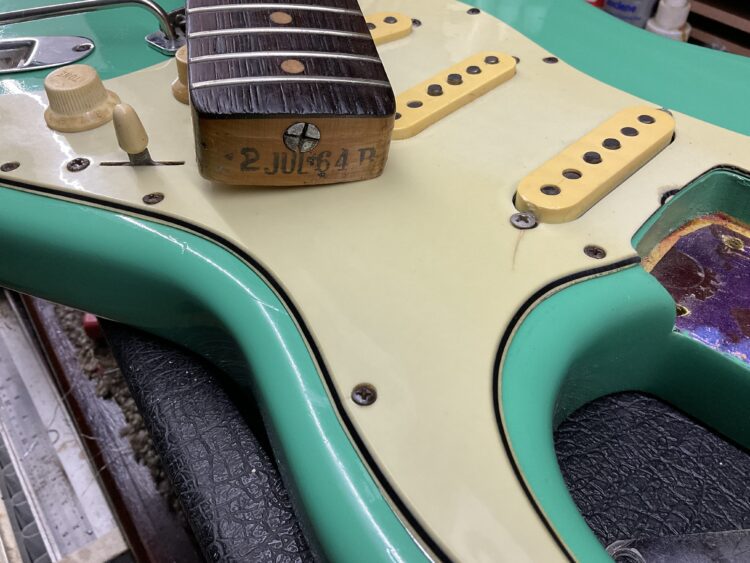 1964 Fender Stratocaster Foam Green - Image 24