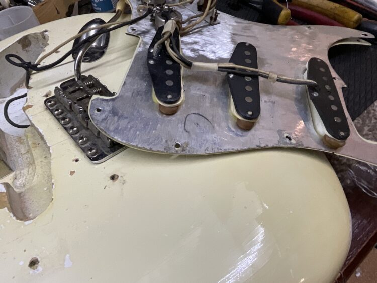 1961 Fender Stratocaster Olympic White - Image 21