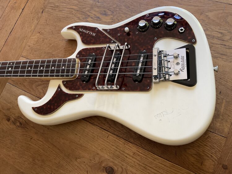 1967 Baldwin / Burns Marvin Bass Signed By Jet Harris - Image 2