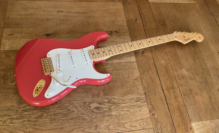 2009 Fender Custom Shop 59 Stratocaster Fiesta Red Gold Hardware. - Image 6