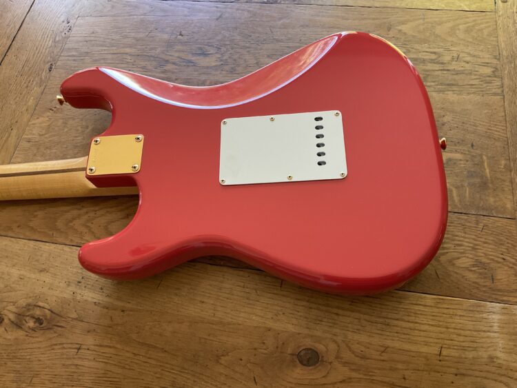 2009 Fender Custom Shop 59 Stratocaster Fiesta Red Gold Hardware. - Image 10