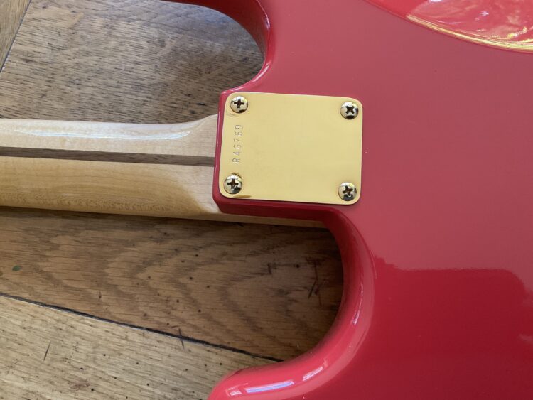 2009 Fender Custom Shop 59 Stratocaster Fiesta Red Gold Hardware. - Image 11