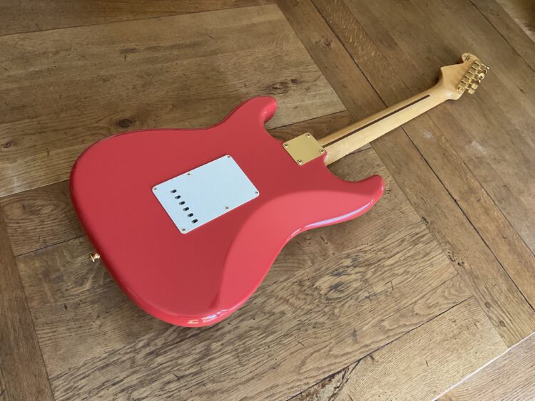 2009 Fender Custom Shop 59 Stratocaster Fiesta Red Gold Hardware. - Image 12