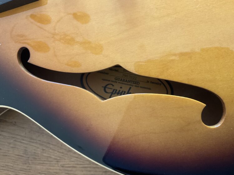 1990 Epiphone ES 335 Elitist SOLD - Image 5