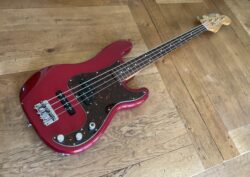 1996 Fender Japan 50th Anniversary (1946/1996) PJ Bass Candy Apple Red