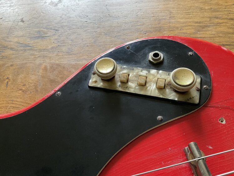 1960 Hofner 182 E2 bass Ex Ian Bairnson - Image 4