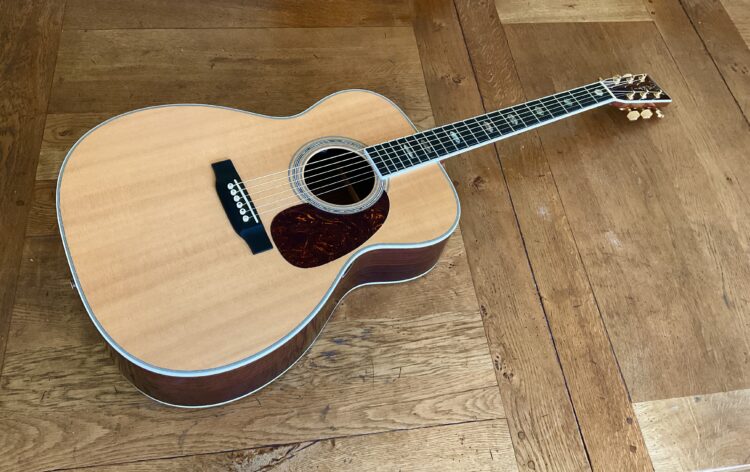 2011 Martin & Co J40 Electro Acoustic Guitar - Image 9