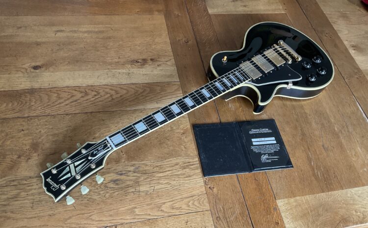 1957 Gibson Custom Shop Black Beauty Les Paul Custom Left handed - Image 4