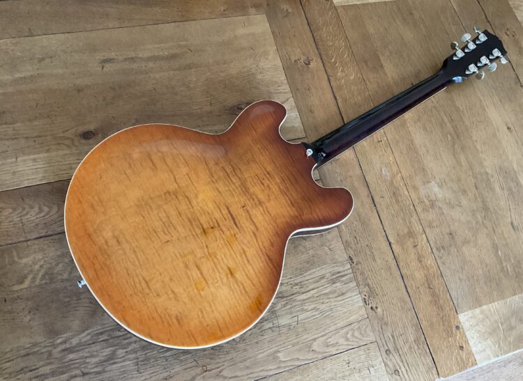 2015 Gibson Memphis ES 335 Premier Figured Faded Lightburst - Image 7