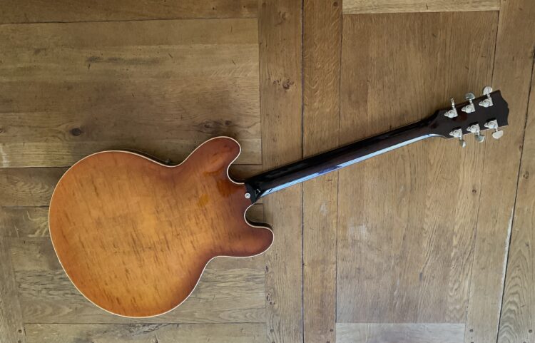 2015 Gibson Memphis ES 335 Premier Figured Faded Lightburst - Image 8