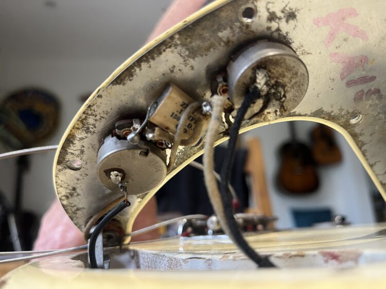 1960 Fender Precision Bass Olympic White - Image 15
