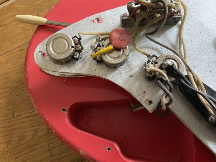 1962/3 Fender Stratocaster Fiesta Red - Image 20