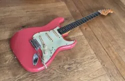 1962/3 Fender Stratocaster Fiesta Red      Sold
