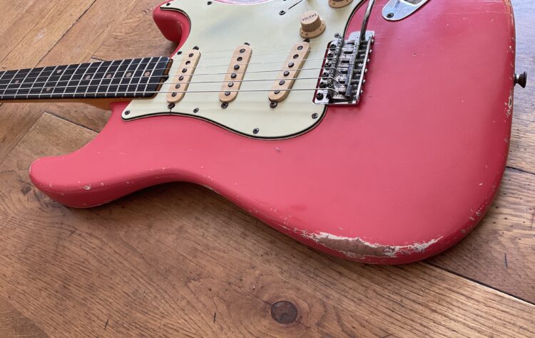 1962/3 Fender Stratocaster Fiesta Red - Image 4