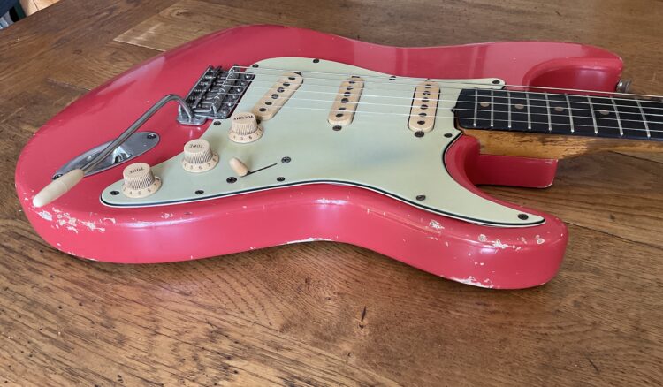 1962/3 Fender Stratocaster Fiesta Red - Image 5
