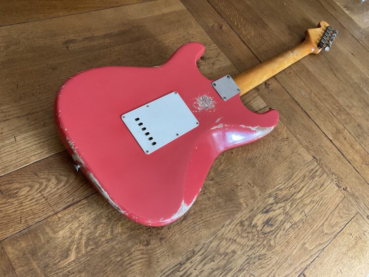 1962/3 Fender Stratocaster Fiesta Red - Image 8