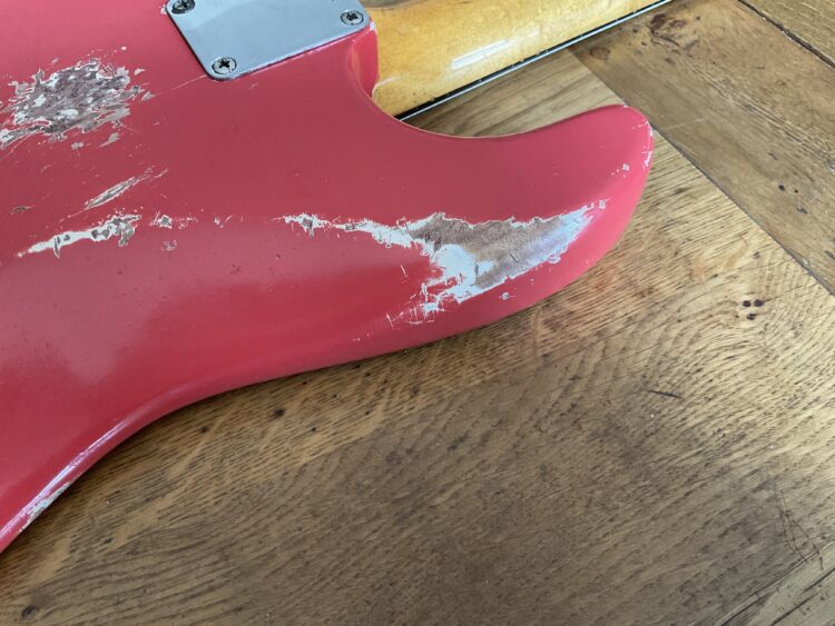 1962/3 Fender Stratocaster Fiesta Red - Image 9