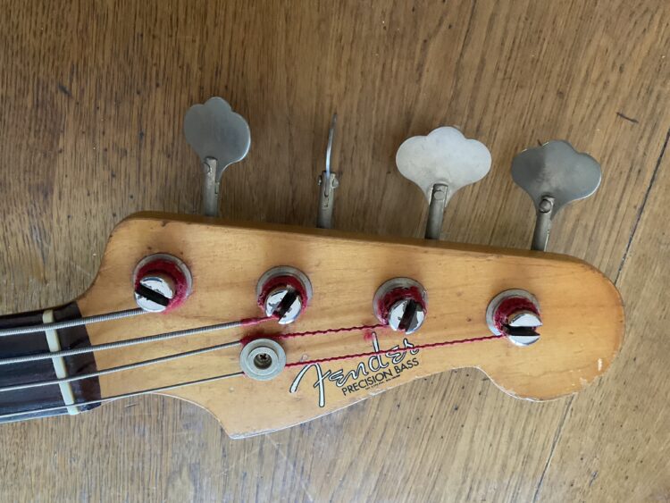 1960 Fender Precision Bass Olympic White - Image 8