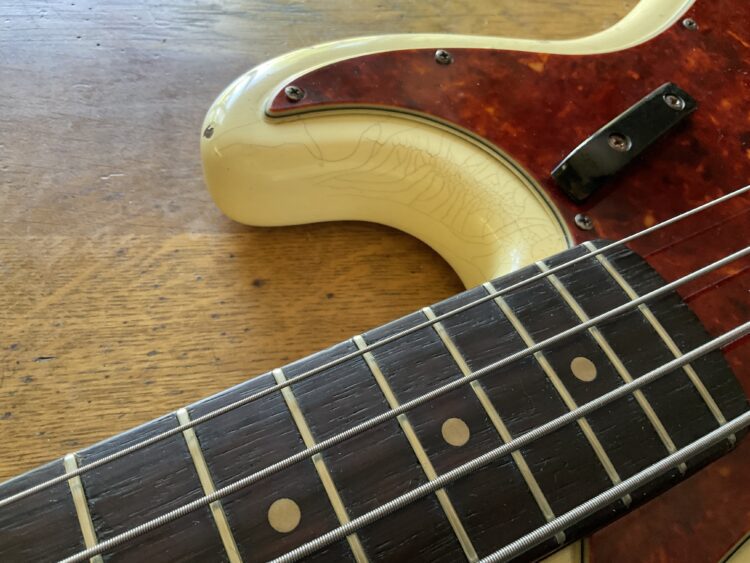1960 Fender Precision Bass Olympic White - Image 4