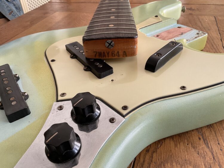 1964 Fender Jazz Bass Sonic Blue SOLD - Image 14