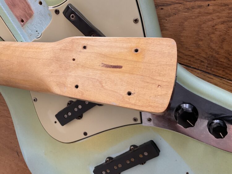 1964 Fender Jazz Bass Sonic Blue SOLD - Image 13