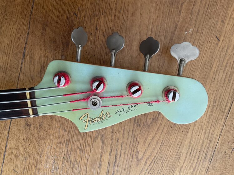 1964 Fender Jazz Bass Sonic Blue SOLD - Image 6