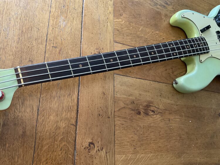 1964 Fender Jazz Bass Sonic Blue SOLD - Image 7